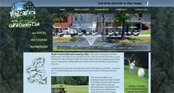 Desktop Screenshot of golfatrockcreek.com