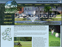 Tablet Screenshot of golfatrockcreek.com